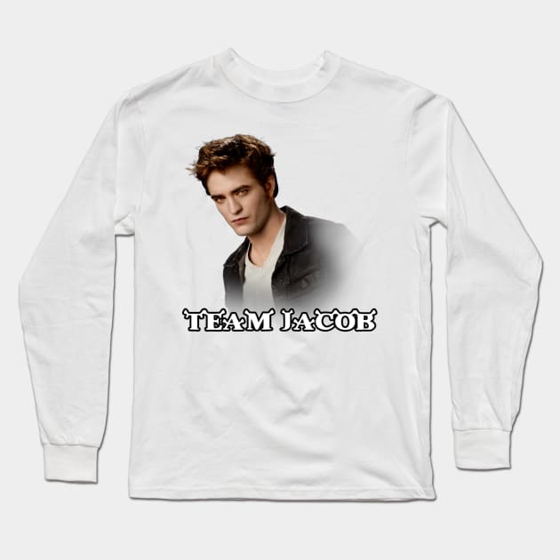 Team Jacob (Edward) Long Sleeve T-Shirt by Bucket Hat Kiddo